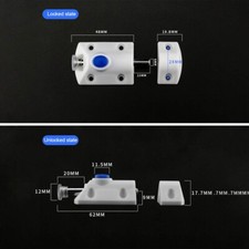 Lot de 10 verrous à ressort