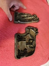 2 ANCIENS MOULES  A GATEAUX