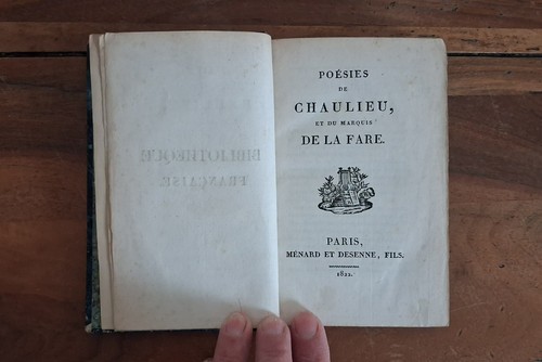 Poesies chaulieu du - et,