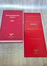 Dictionnaire Vidal 1990 OVP éd. complète interactions médicamentuses pharmacopée