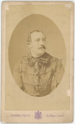 Cdv 1876 militaire à - cdv,
