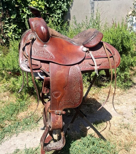 Saddle made usa tex - made, tan