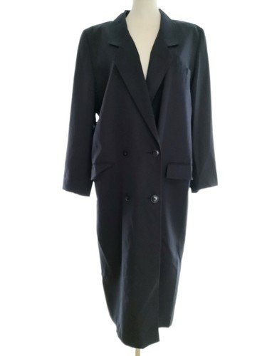Vintage manteau noir - manteau, mélange