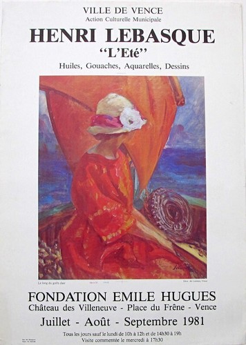 Affiche exposition henri - affiche,