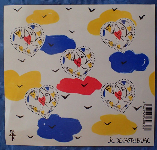 France feuille bloc - france, la