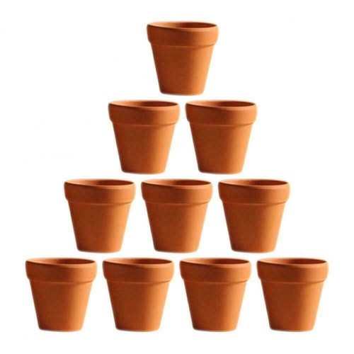 Lot mini pots de fleurs - 10,