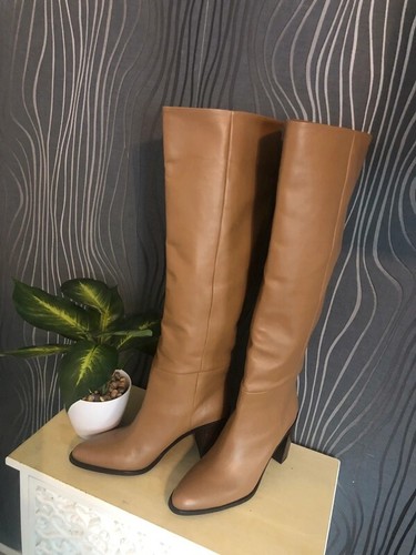 Bottes zara cuir camel - bottes, 41