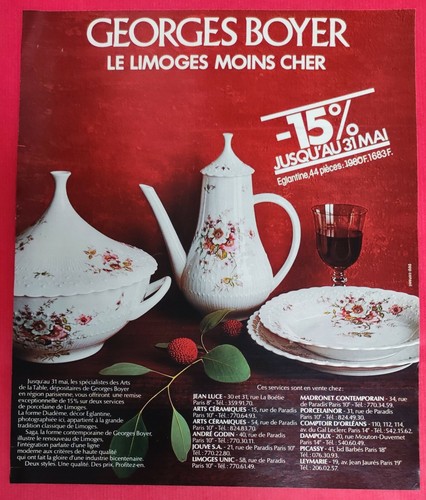 Publicité presse vaisselle - publicité,