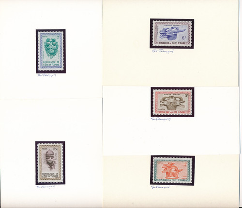 Cote ivoire timbres de - cote, d'ivoire