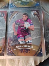Jandre Marais UBB Capitaine Brillante Carte Panini Rugby 2019-20