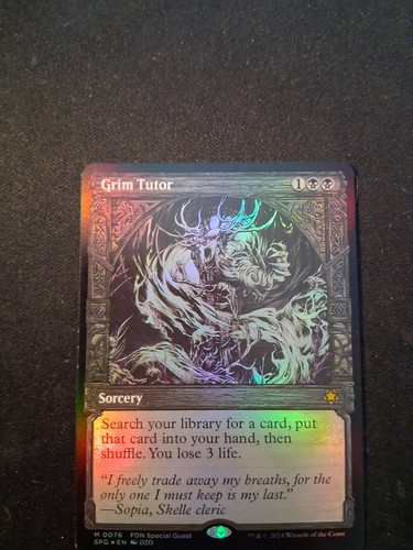 Grim tutor foil - tutor,