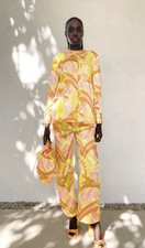 Comme neuve Tres chic Blouse Imprimée Année 70  marque Zara