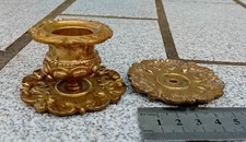 Ancienne bobeche coupelle Bougeoir Candelabre Lustre Lampe,Bronze ou laiton N79B