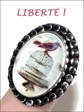 Bague Argent 925 PL Oiseau