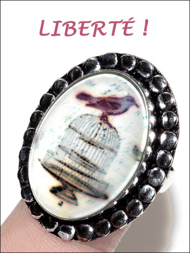 Bague argent 925 oiseau - argent, pl
