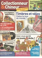 COLLECTIONNEUR & CHINEUR N°41 JOUETS McDO / TIMBRES & VELOS / CHAPEAUX PUB.