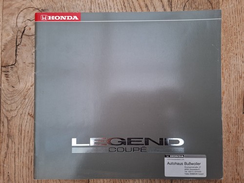 Honda legend coupe - honda, premiere