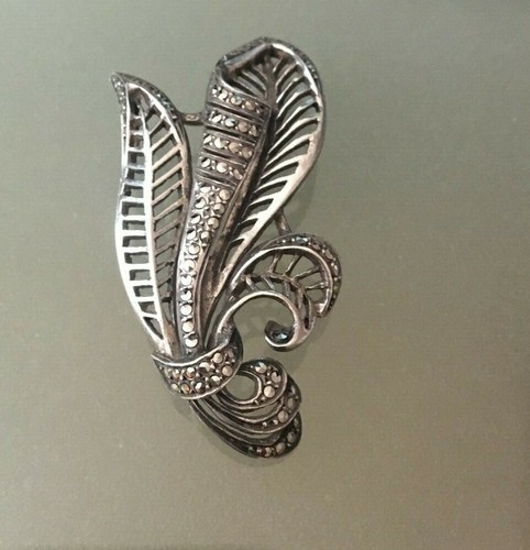 Ancienne broche argent massif