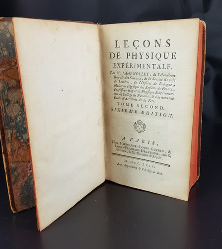 Livre ancien 1764 - de, leçons