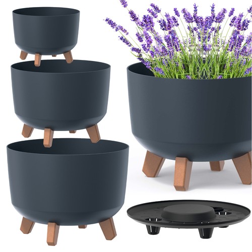 Jardinière avec pieds pot - , de
