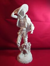 Statue berger signé AB en