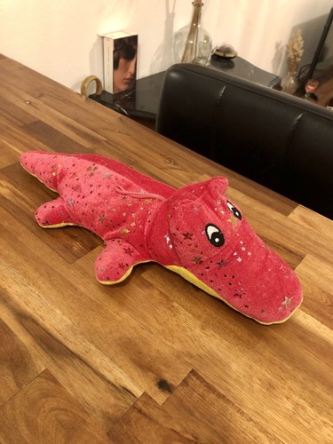 Peluche crocodile fluo - crocodile,