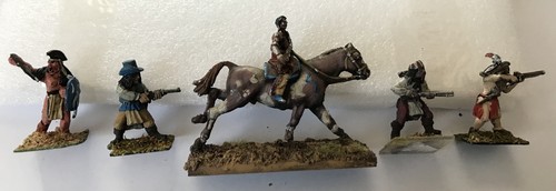 Indiens lot 5 figurines en - indiens,