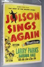JOLSON SINGS AGAIN 1sheet Movie Poster '49 Larry Parks 49/418 RARE AL JOLSON