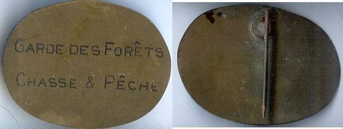 Plaque métier garde - de,