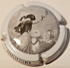 Capsule de champagne Ellner Contour blanc, 3 cercles sur contour N°20e