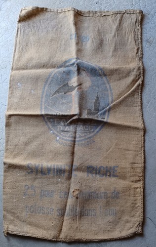 Ancien sac jute potasse - ancien,