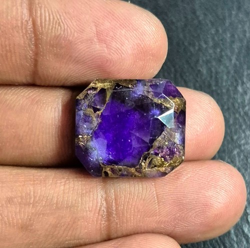 Améthyste violette cuivre