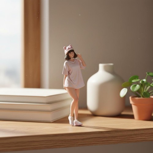 Personnage miniature féminin - miniature,