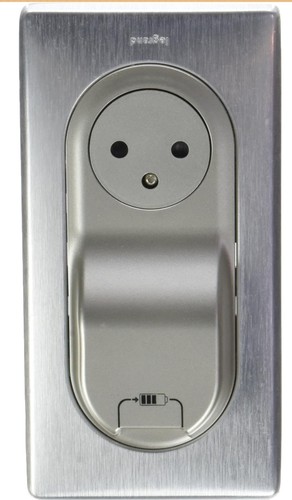 Prise courant surface usb - +,