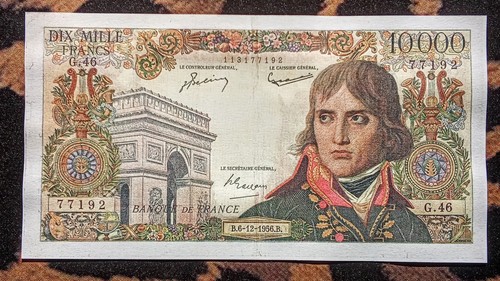 Billet 10000 francs bonaparte - francs,