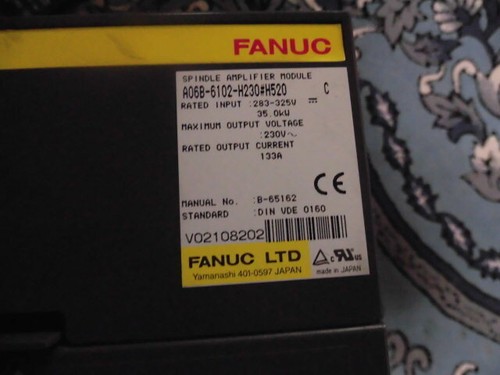 Fanuc a06b 6102 - fanuc, a06b-6102-h230#h520