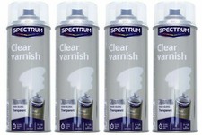 Lot 4 Vernis spray Aérosol Transparent incolore brillant Tout type de surface