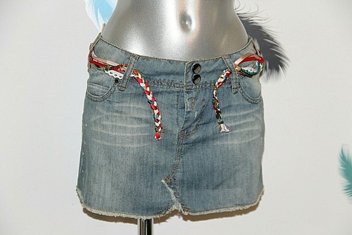 Jolie mini jupe jeans - jolie,