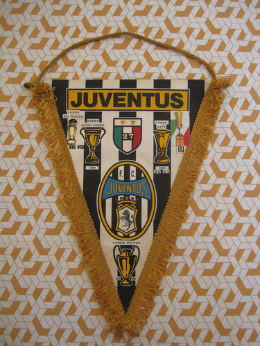 Fanion juventus vintage - juventus, 90's