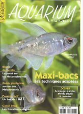 AQUARIUM MAGAZINE N°167 MAXI-BACS / LES MELANOCHROMIS / GUIDE PLANTATION