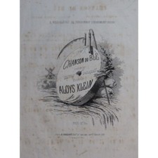 KLEIN Aloys Chanson du Blé