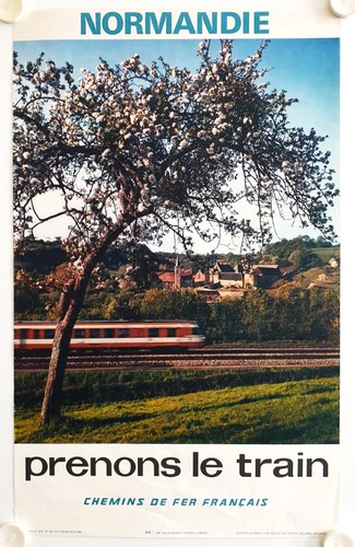 Affiche tourisme sncf prenons - affiche,