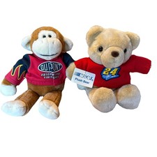 Lot of 2 Nascar Plush Jeff