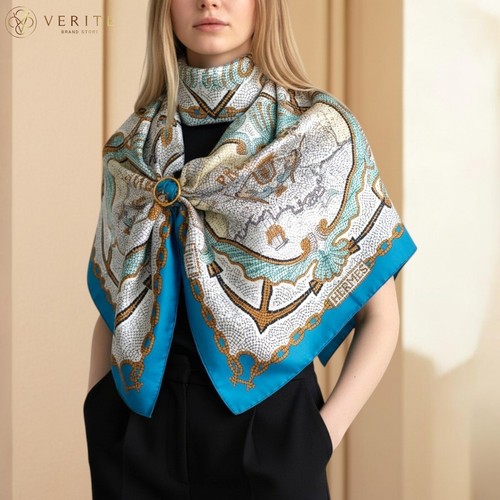 Rare vintage foulard soie - vintage,