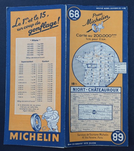 Carte michelin niort - michelin,
