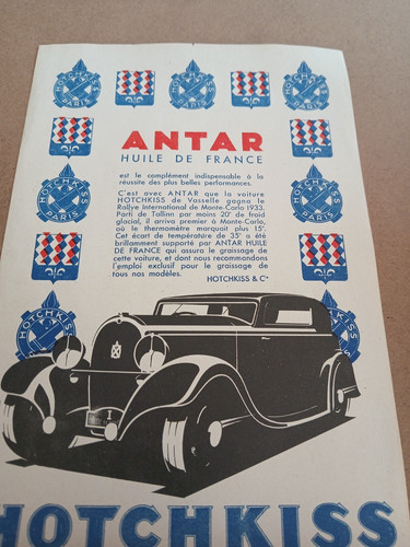 Tract publicité antar - antar, et
