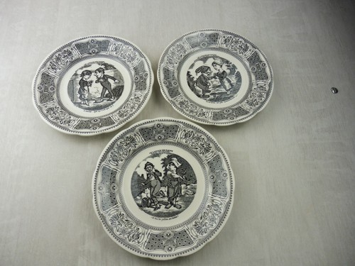 Lot assiettes gien le - lot,