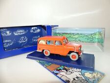 VOITURE TINTIN N°57 JEEP POMPIERS WILLYS OVERLAND ATLAS 1:43
