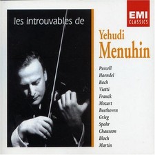 Cd Yehudi Menuhin, Purcell, Haendel, Bach, Viotti, Franck, Mozart, Beethoven, G