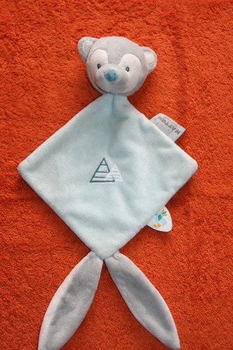 Nattou doudou loup plat - nattou,